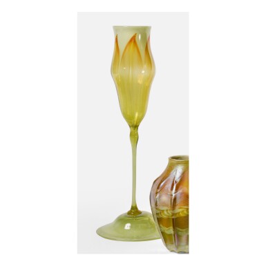 View full screen - View 1 of Lot 35. TIFFANY STUDIOS | FLOWER FORM VASE.