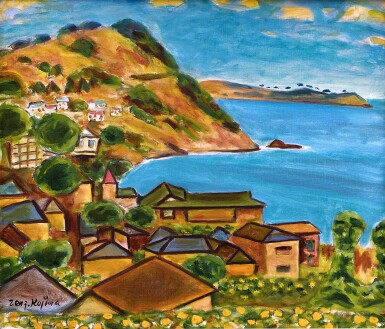 View full screen - View 1 of Lot 114. Zenzaburo Kojima 児島善三郎 | Early spring in Izu 伊豆早春.