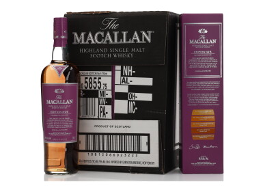 View full screen - View 1 of Lot 29. The Macallan Edition No.5 48.5 abv NV (12 BT 75cl).