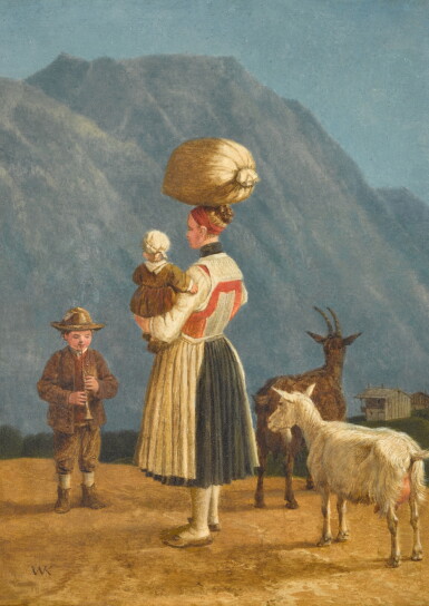 View full screen - View 1 of Lot 22. Milkmaid in Tegernsee.