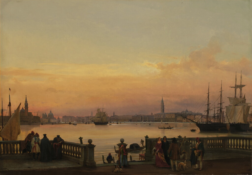 View full screen - View 1 of Lot 107. Venice, a View from the Bacino di San Marco Looking West.