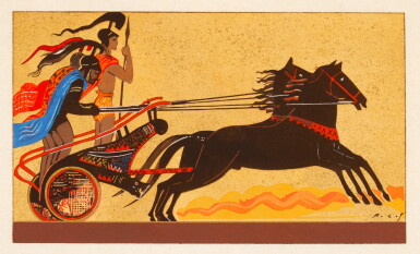 View full screen - View 1 of Lot 305. François-Louis Schmied | Illustrations for L'Odyssée, c.1930, 97 loose pochoir prints.
