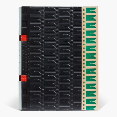 View full screen - View 1 of Lot 25. L’Amour fou. 1937. Reliure en révorim aux plats "pinces à linge" de Jean de Gonet. Édition originale..