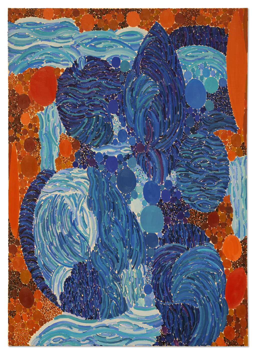 View full screen - View 1 of Lot 1143. Lynne Drexler 琳恩・德雷克斯勒 | Earth and Blue 大地與藍.