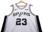 Zach Collins San Antonio Spurs 2023-2024 Kia NBA Tip-Off Game Worn Association Edition Jersey