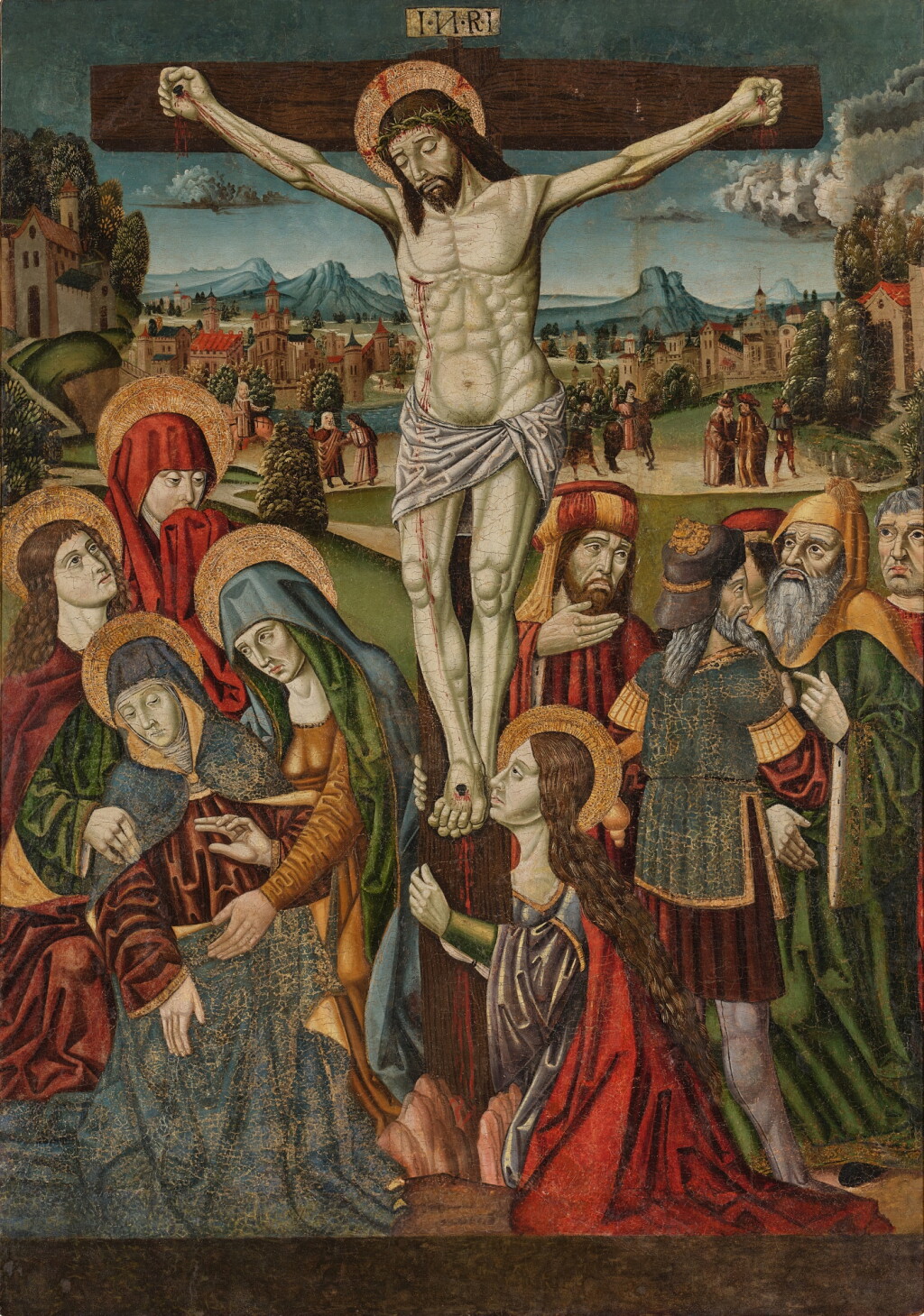 View full screen - View 1 of Lot 68. Crucifixion with Saints.