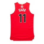 Olivier Sarr ‘Canada Series’ Toronto Raptors 2025-2026 Game Worn Icon Edition Jersey