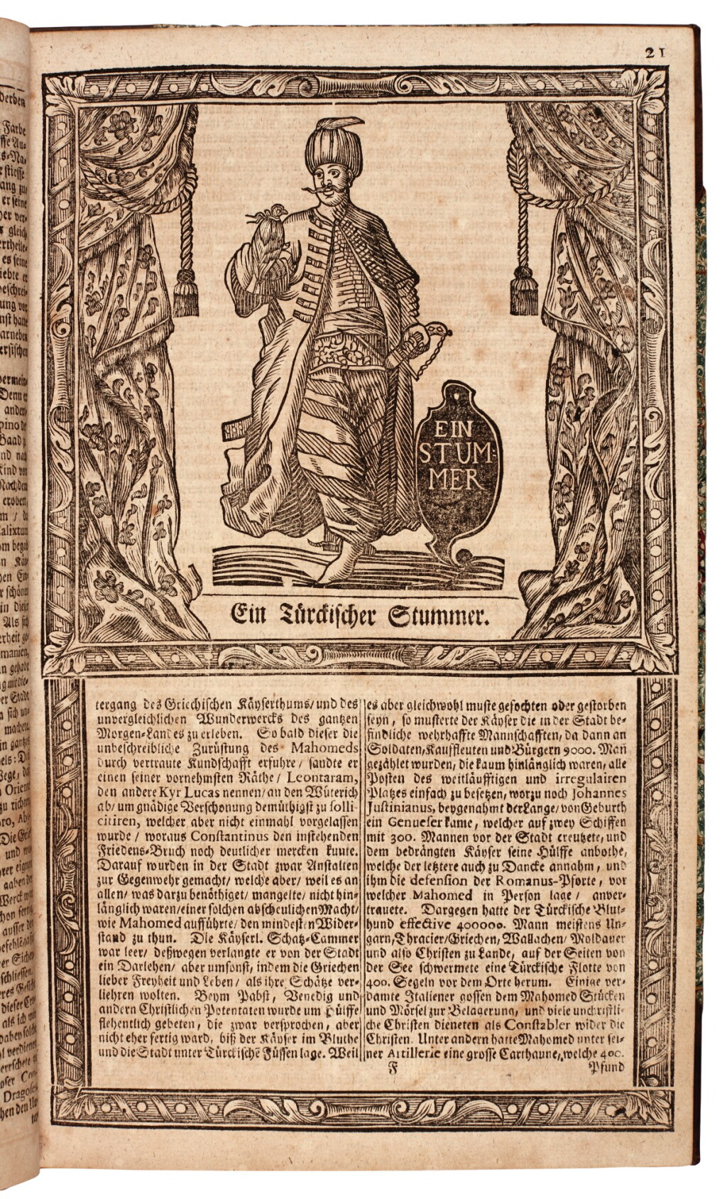 View full screen - View 1 of Lot 258. Neu-eröffnetes Amphitheatrum Turcicum, 1724.