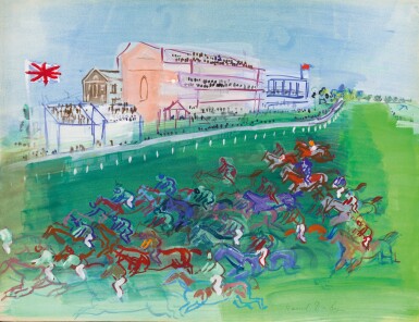 View full screen - View 1 of Lot 112. La Course à Epsom.