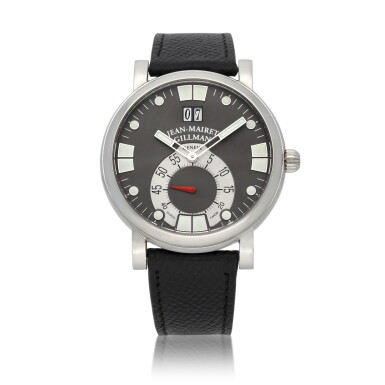 View full screen - View 1 of Lot 70. Grande Date | Stainless steel wristwatch with digital date display | Circa 2005.