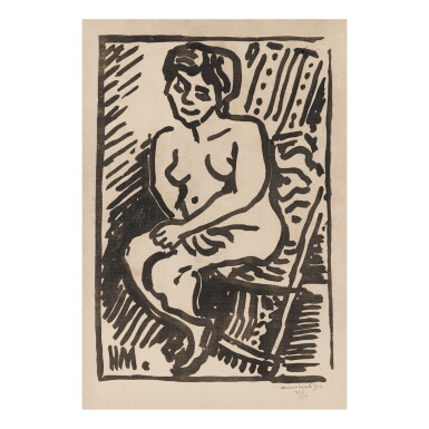 View full screen - View 1 of Lot 112. HENRI MATISSE | PETIT BOIS NOIR (D. 319).