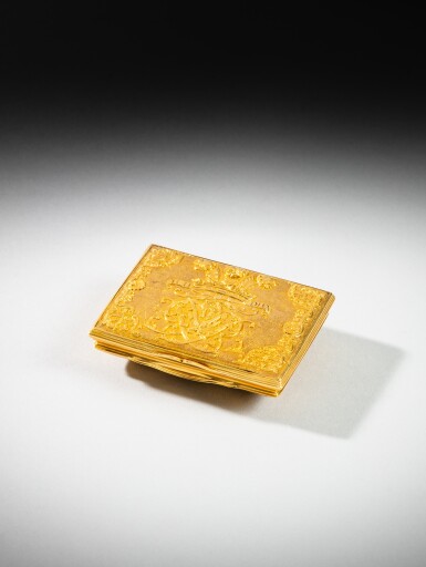 View full screen - View 1 of Lot 238. A gold snuff box, London, 1720/1730 and later .