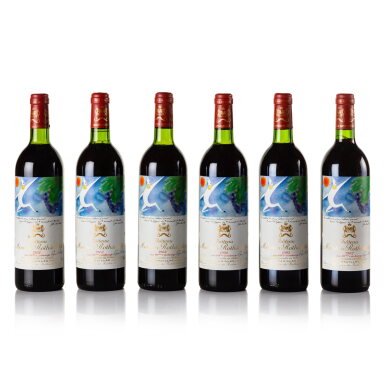 View full screen - View 1 of Lot 322. Château Mouton Rothschild 1982 (6 BT).