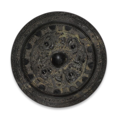View full screen - View 1 of Lot 117. A bronze mirror, Han dynasty | 漢 銅鏡.