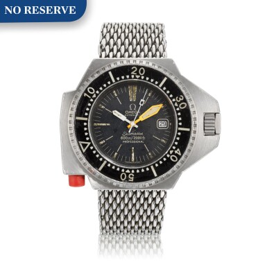View full screen - View 1 of Lot 463. REFERENCE 166.077, SEAMASTER 600 'PLOPROF' A STAINLESS STEEL WRISTWATCH WITH DATE CIRCA 1970.