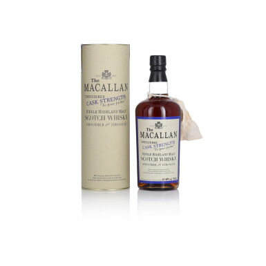 View full screen - View 1 of Lot 1065. The Macallan Cask Strength 51.0 abv 1980 (1 bt 50cl).