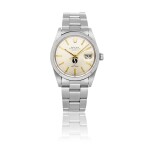 ROLEX | OYSTER PERPETUAL DATE A STAINLESS STEEL AUTOMATIC WRISTWATCH CIRCA 1988