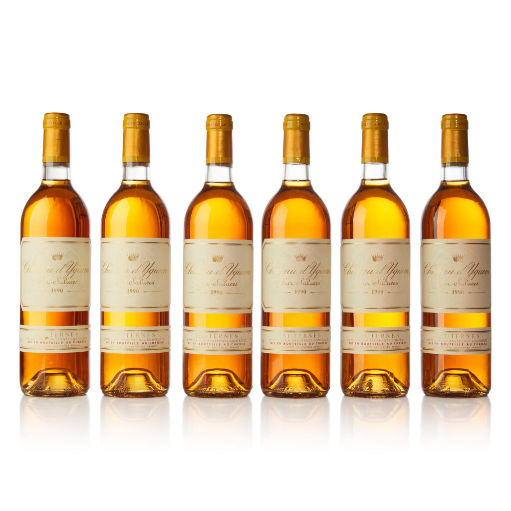 View full screen - View 1 of Lot 1033. Château d'Yquem 1990 (12 BT).
