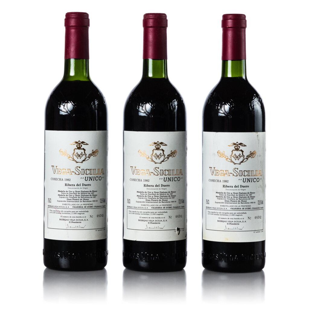 View full screen - View 1 of Lot 3776. Vega Sicilia 'Unico' 1982 (3 BT).