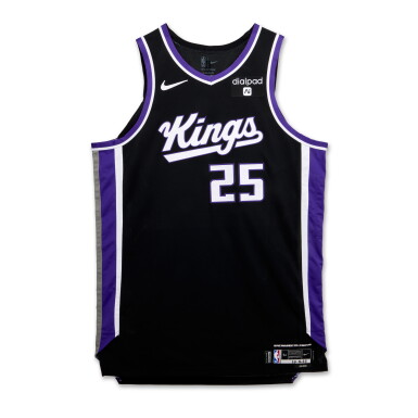 View full screen - View 1 of Lot 181. Alex Len Sacramento Kings 2023-2024 Game Worn Icon Edition Jersey.