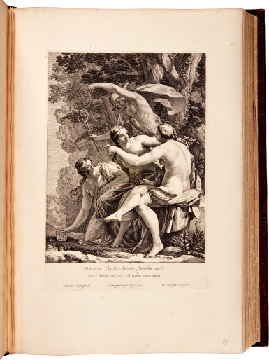 View full screen - View 1 of Lot 86. Simon Vouet | A collection of fine engravings by Simon Vouet, Paris, 1625–1661.