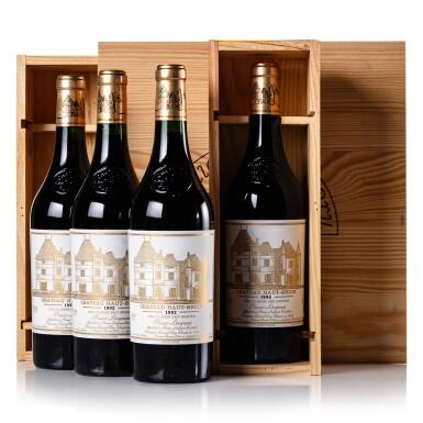View full screen - View 1 of Lot 9. Château Haut Brion 1992 (4 BT).