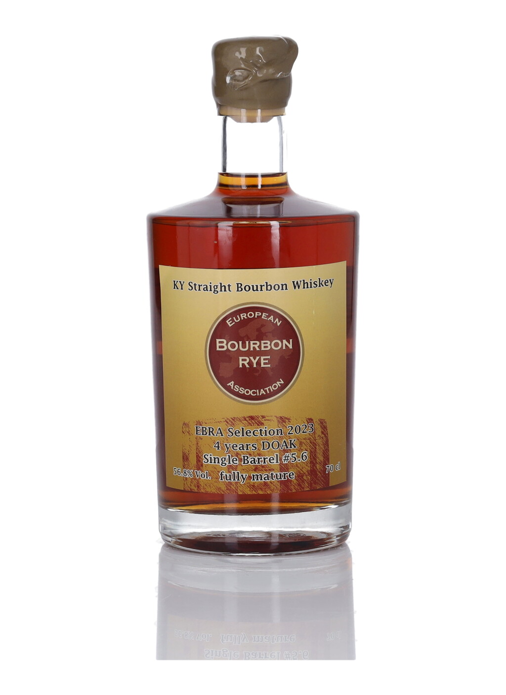 View full screen - View 1 of Lot 156. EBRA Selection #5.6 Straight Bourbon 113.6 Proof NV (1 BT 70cl).