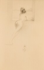 Gala nue à la fenêtre