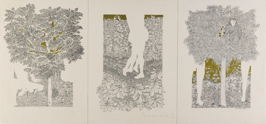 View full screen - View 1 of Lot 51. Untitled (Triptych).