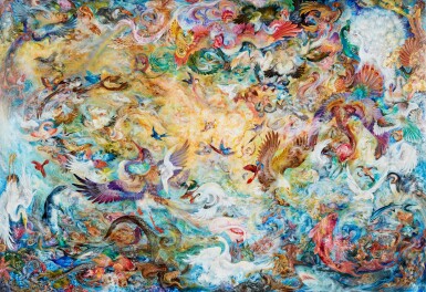 View full screen - View 1 of Lot 130. Untitled (Fifth Day of Creation), 1990.