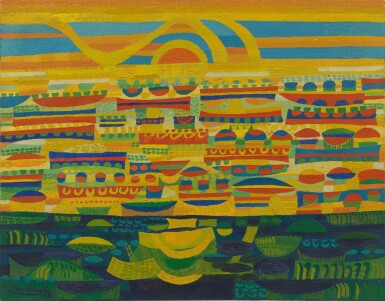 View full screen - View 1 of Lot 49. Sonnige Landschaft (Sunny Landscape) .