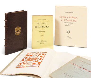 View full screen - View 1 of Lot 183. 5 ouvrages en éditions originales, dont deux avec envoi..