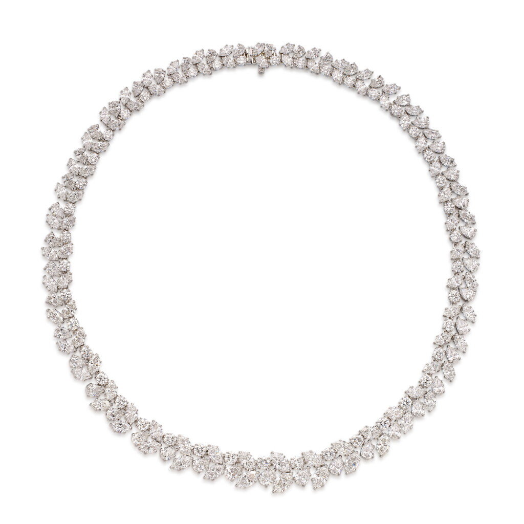 View full screen - View 1 of Lot 1910. Diamond Necklace | 海瑞溫斯頓 | 鑽石項鏈.