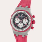 Royal Oak Offshore ‘Ladycat’, Reference 26266SK.ZZ.D069CA.01 | A limited edition stainless steel and diamond-set chronograph wristwatch with date | Circa 2009