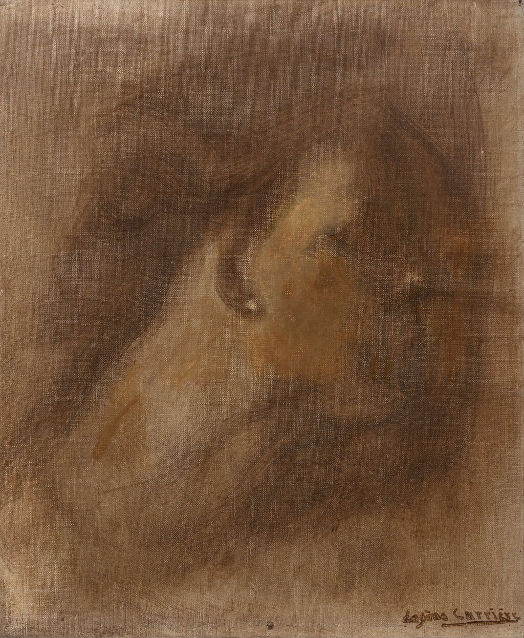 View full screen - View 1 of Lot 221. Woman in profile .