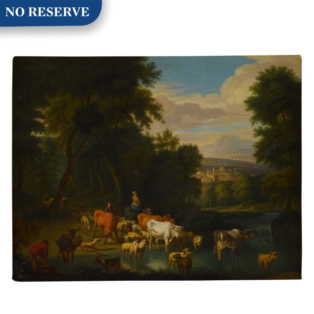 View full screen - View 1 of Lot 59. Pastoral landscape.
