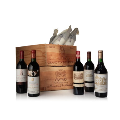 View full screen - View 1 of Lot 43. Château Mouton Rothschild 1986 (12 BT).