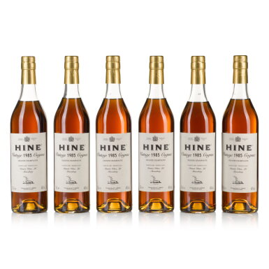 View full screen - View 1 of Lot 597. Cognac Hine, Grande Champagne 1985 (12 BT70).