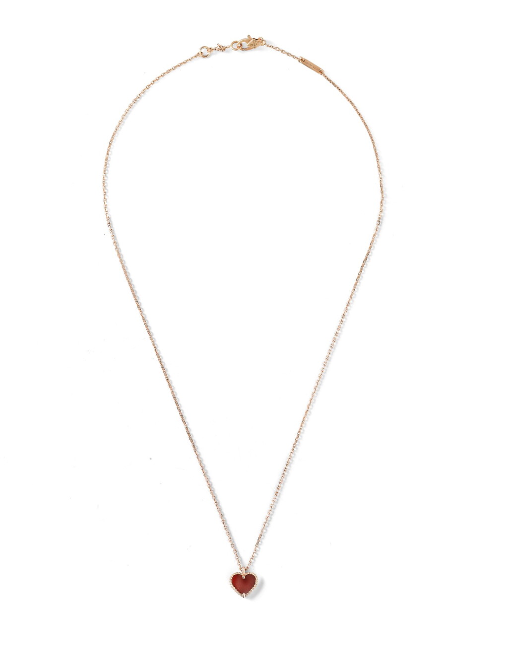 View full screen - View 1 of Lot 81. COLLIER CORNALINE, "SWEET ALHAMBRA", VAN CLEEF & ARPELS | CARNELIAN NECKLACE, 'SWEET ALHAMBRA', VAN CLEEF & ARPELS.