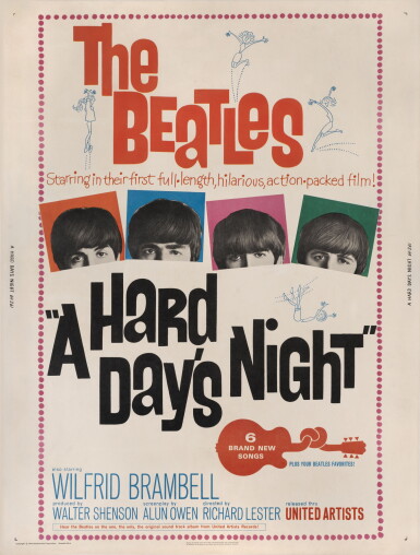 View full screen - View 1 of Lot 108. A Hard Day's Night (1964).