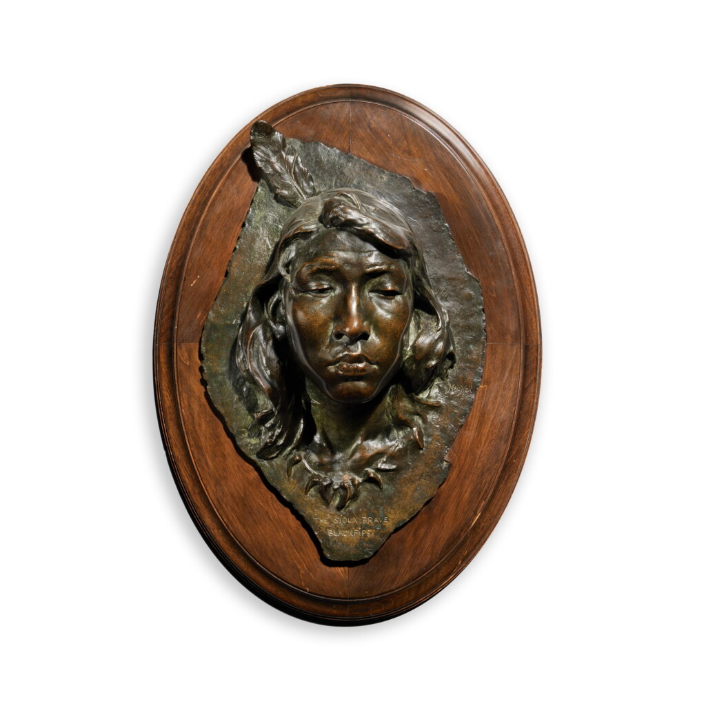 View full screen - View 1 of Lot 41. The Sioux Brave, Black Pipe.