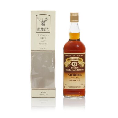 View full screen - View 1 of Lot 139. Ardbeg 12 Year Old Gordon & MacPhail Connoisseurs Choice 40.0 abv 1972 (1 BT75).