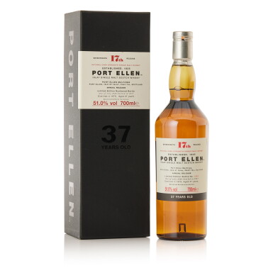 View full screen - View 1 of Lot 9530. Port Ellen 17th Annual Release 37 Year Old 51.0 abv 1979 (1 BT70).
