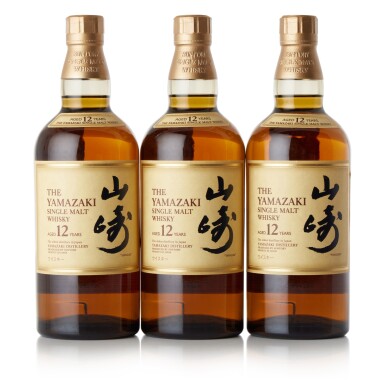 View full screen - View 1 of Lot 6249. 山崎 The Yamazaki 12 Year Old 43.0 abv NV (3 BT70).