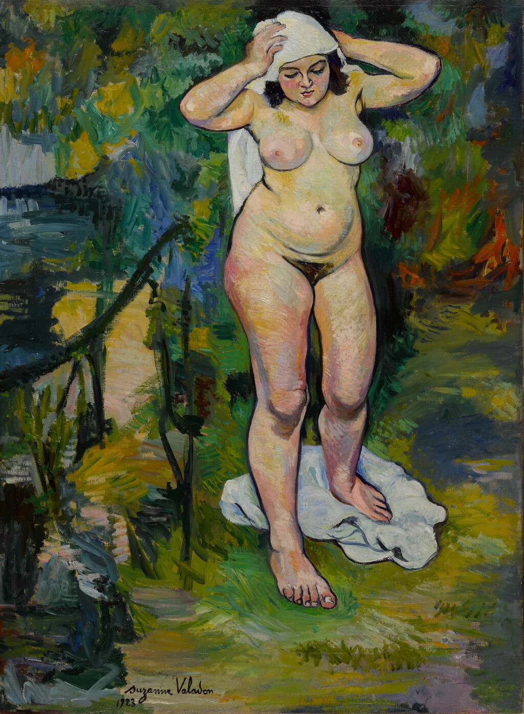 View full screen - View 1 of Lot 394. Nu au paysage.