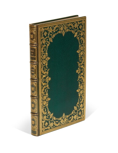 View full screen - View 1 of Lot 35. Denon | Point de Lendemain, Paris, 1889, green morocco gilt by Lortic, hors commerce copy.