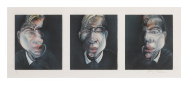 View full screen - View 1 of Lot 51. FRANCIS BACON | THREE STUDIES FOR A SELF-PORTRAIT (SABATIER 15).