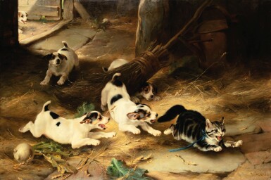 View full screen - View 1 of Lot 169. WALTER HUNT | THE PUSSY CHASE.