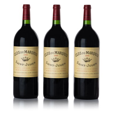 View full screen - View 1 of Lot 161. Clos du Marquis 2000 (3 MAG).