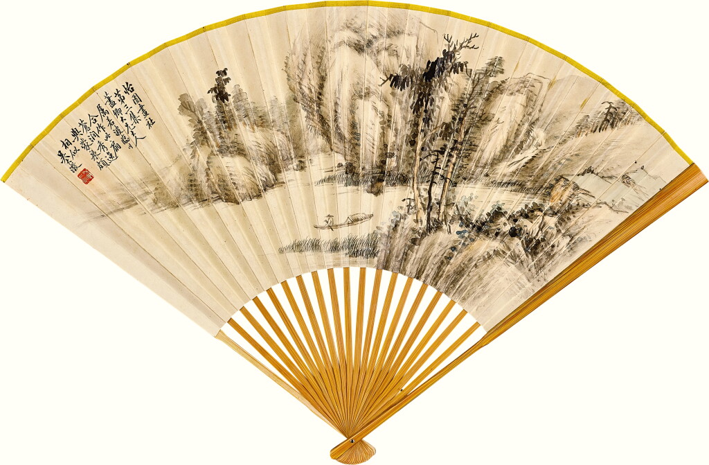 View full screen - View 1 of Lot 816. Gu Yun (1835-1896); Liu Linchuan (1859-1932); Jin Xinlan (1841-1909); Xu E (late Qing dynasty) | Boating by the Mountains; Boating by the Mountains; Calligraphy in Xingshu Plum Blossoms; Calligraphy in Kaishu 顧澐、劉臨川 蒼巒幽谿;金心蘭 墨梅.